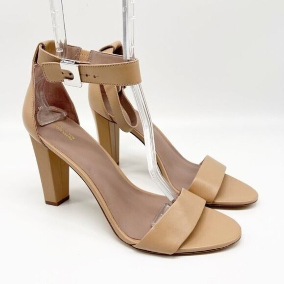 DIANE VON FURSTENBERG Chainlink Leather Sandals - Picture 3 of 9